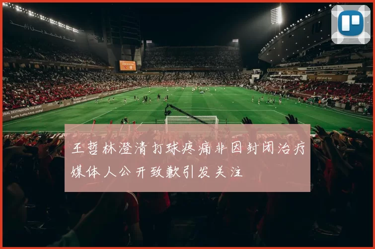 王哲林澄清打球疼痛非因封闭治疗媒体人公开致歉引发关注